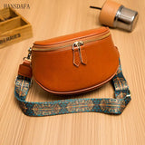 Oil Wax Leather Ladies Handbag Women Shoulder Bags Vintage