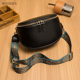 Oil Wax Leather Ladies Handbag Women Shoulder Bags Vintage