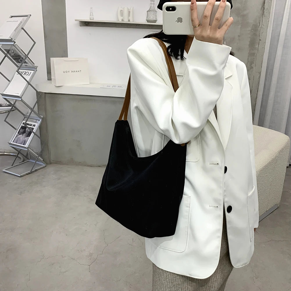 Oxford Cloth Shoulder Bags Daily Women Hit Top-handle Bag Travel Large Capacity