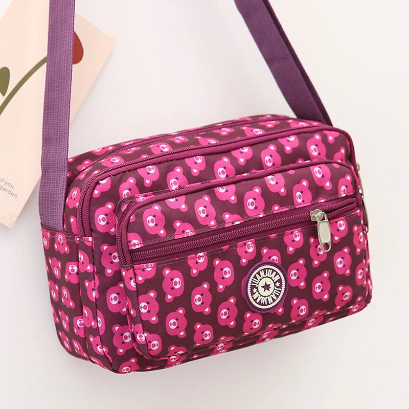 Casual Women's Crossbody Bag Nylon Canvas Shoulder Bag