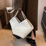 Women's PU Leather Handbag Tote Shoulder Bag Large Capacity