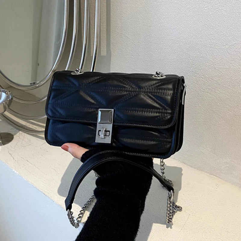 Women's Flap Shoulder Bag Small Purse Clutch Handbag