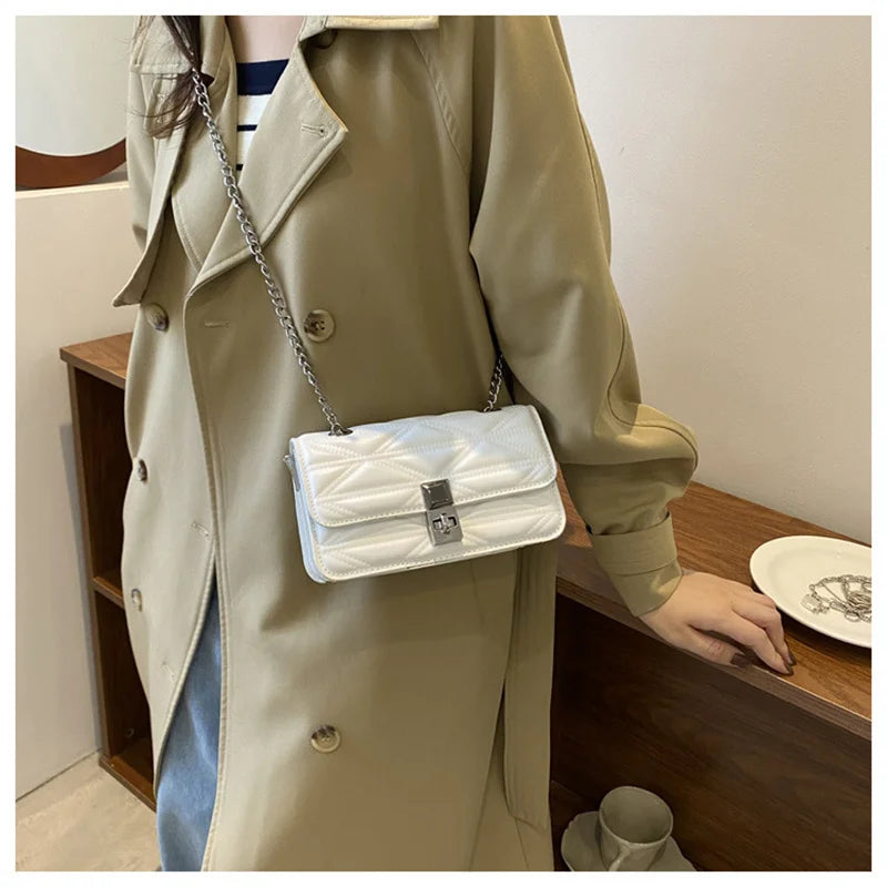 Women's Flap Shoulder Bag Small Purse Clutch Handbag