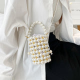 Beaded Shoulder Bag Mini Crossbody Clutches Purse Streetwear
