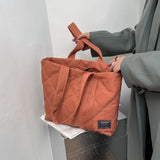 Plaid Women Oxford Shoulder Bags Soft Casual Solid Female Handbag