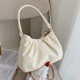 Pleated Women Shoulder Bag Chain Strap Crossbody Bags