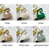 Solid Women Top-handle Underarm Bags Casual Zipper Shoulder Handbags