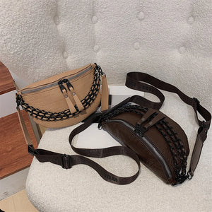 Pop Dad Belt Bag Girls Flesh Creative Fanny Pack Casual PU Bum Pouch Waist Bag