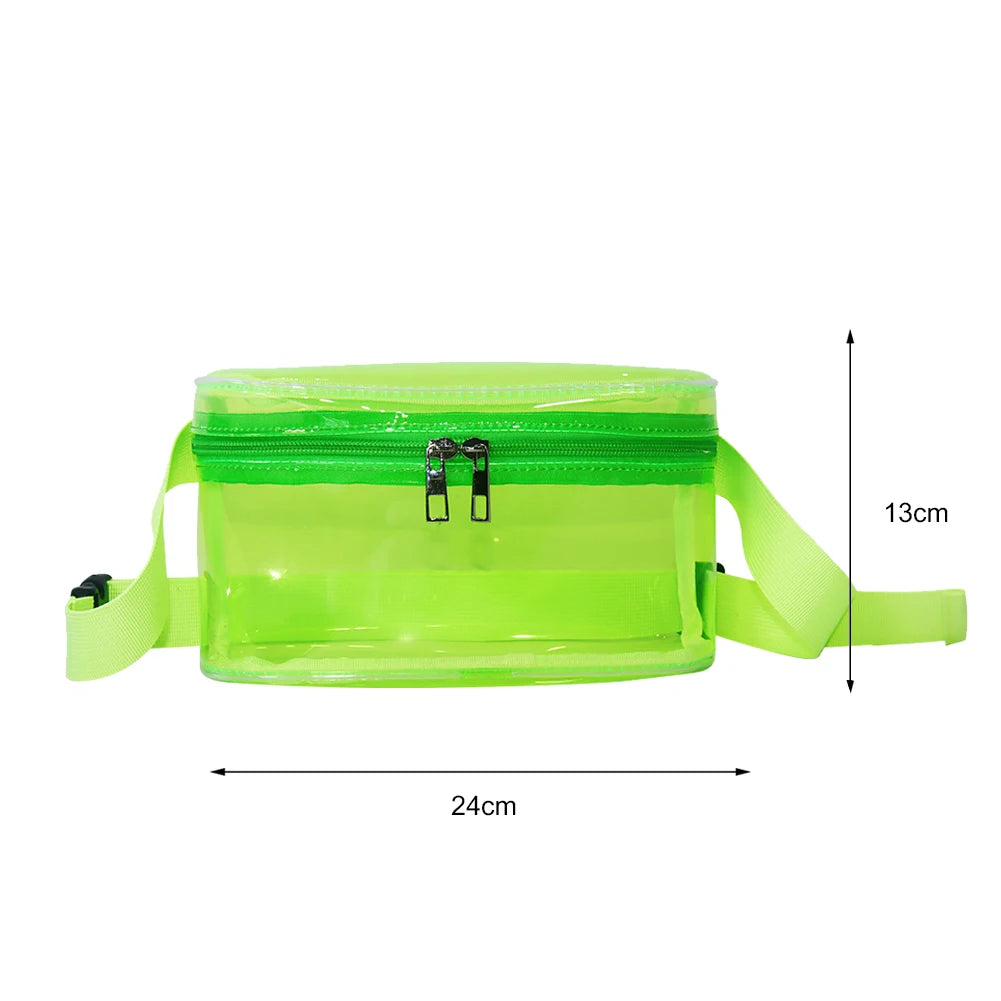 Pop Dad Belt Bag Girls Flesh PVC Fanny Pack Casual Bum Pouch Waist Bag