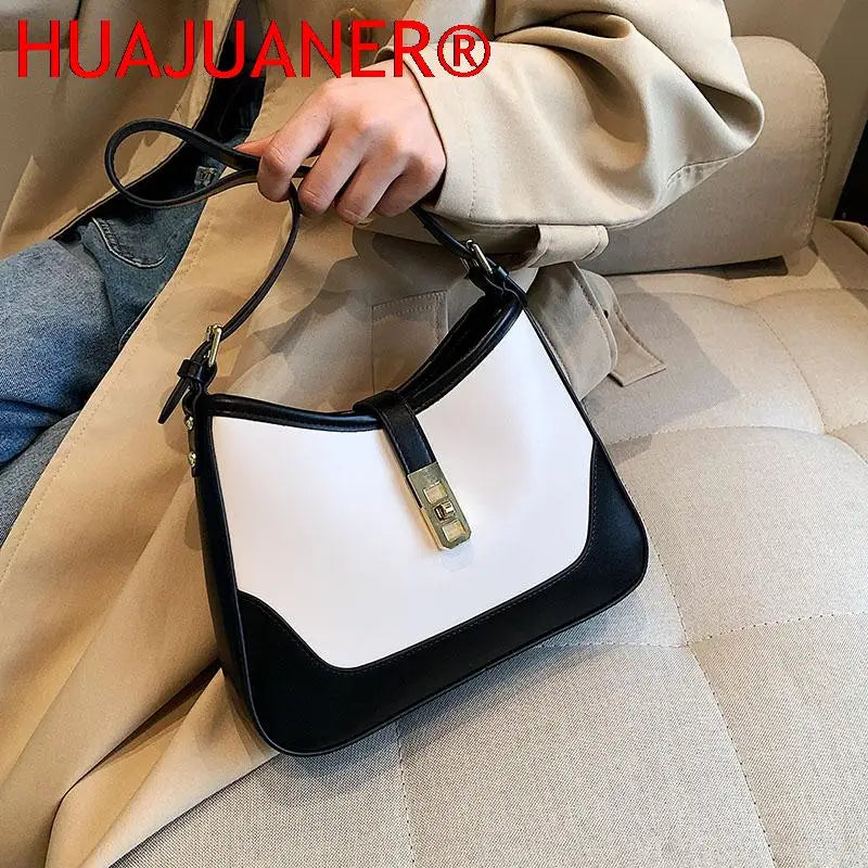 Stylish Saddle Shoulder Bag, Winter Crossbody Purse