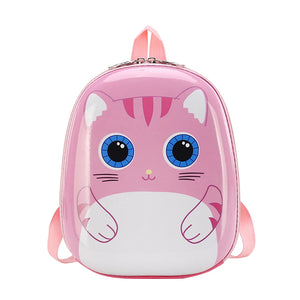 Preppy Style Girls Backpack Cartoon Hard Shell Backpack Kid Kindergarten