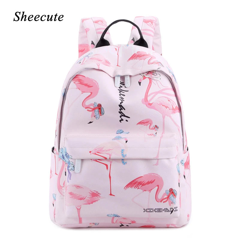 Girls Backpack Laptop School Bag Student Waterproof Travel Backpacks