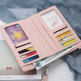 Flower Women Wallet Phone Wallet Mini Shoulder Bags Young Girl Purse