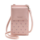 Flower Women Wallet Phone Wallet Mini Shoulder Bags Young Girl Purse