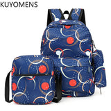 School Bags College Backpacks 3PCS/SET Kids Backpack Girls Book bag Mochila