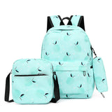 School Bags College Backpacks 3PCS/SET Kids Backpack Girls Book bag Mochila