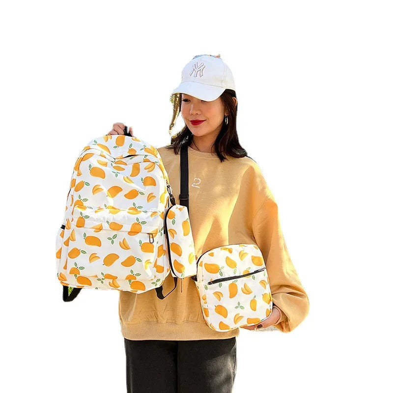 School Bags College Backpacks 3PCS/SET Kids Backpack Girls Book bag Mochila