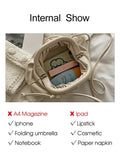Cloud Shoulder Bag Crossbody Clutch Pleated Dumpling Handbag