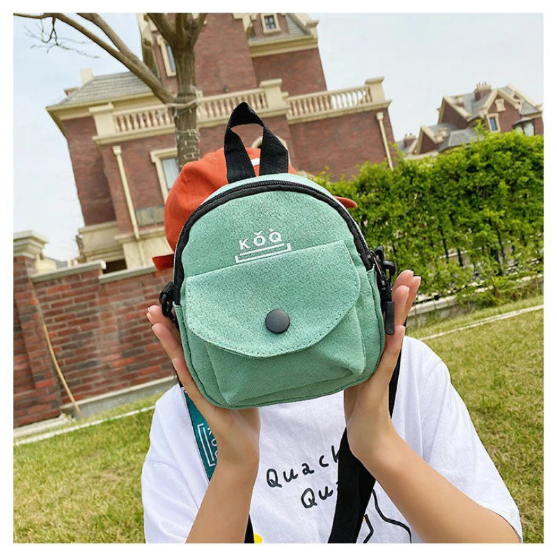 Casual Canvas Handbag Zipper Messenger Shoulder Bag Women Tote Bag