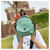 Casual Canvas Handbag Zipper Messenger Shoulder Bag Women Tote Bag