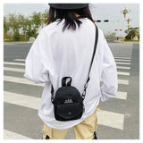 Casual Canvas Handbag Zipper Messenger Shoulder Bag Women Tote Bag
