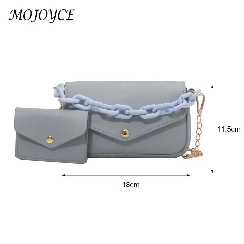 Retro Shoulder Tote Bag Chain Crossbody Messenger Bag