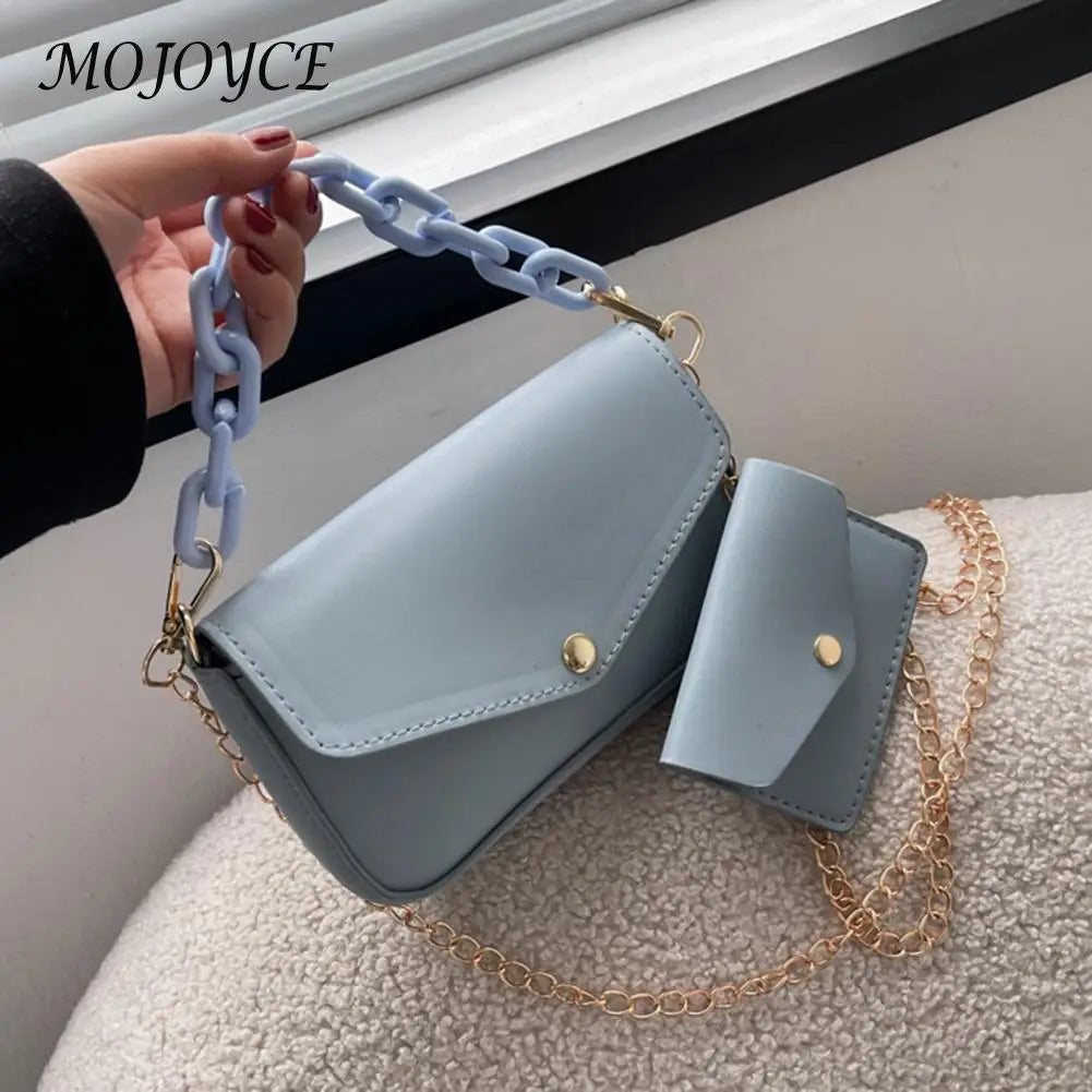 Retro Shoulder Tote Bag Chain Crossbody Messenger Bag