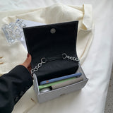 Rhinestone Shoulder Messenger Bag Chain Crossbody Handbag