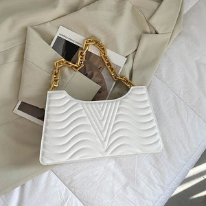 Rhombus Women's Shoulder Bag with Zipper Handbags