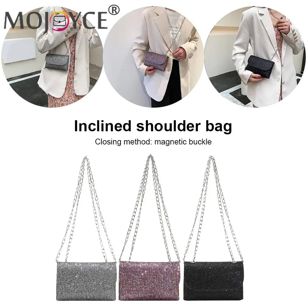 Sequins Underarm Shoulder Bag Women Party Handbag