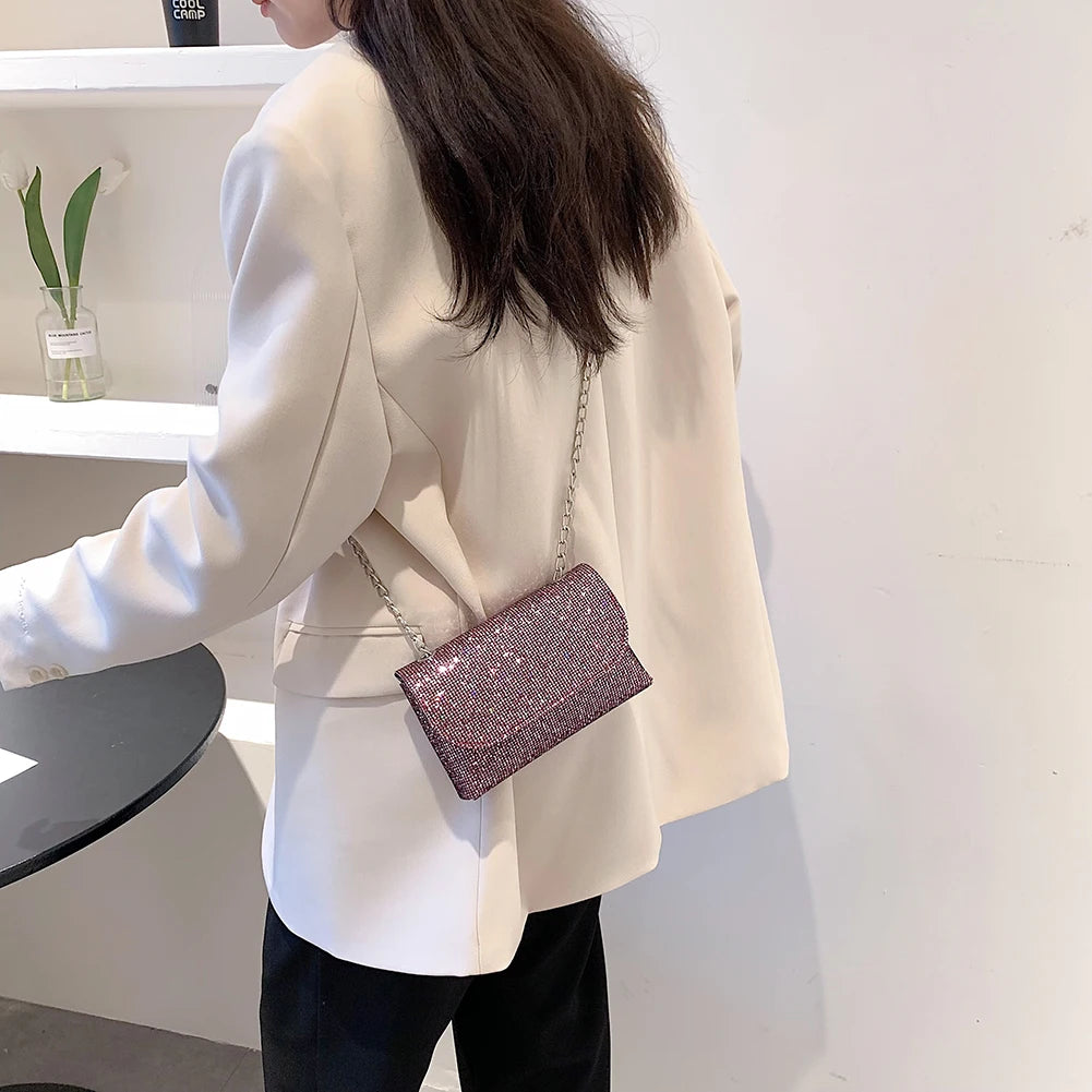 Sequins Clutch Evening Bag Sparkling Women Handbags