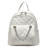 Shoulder Backpack Students Tote Schoolbag Leather Girl Travel Crossbody Bags