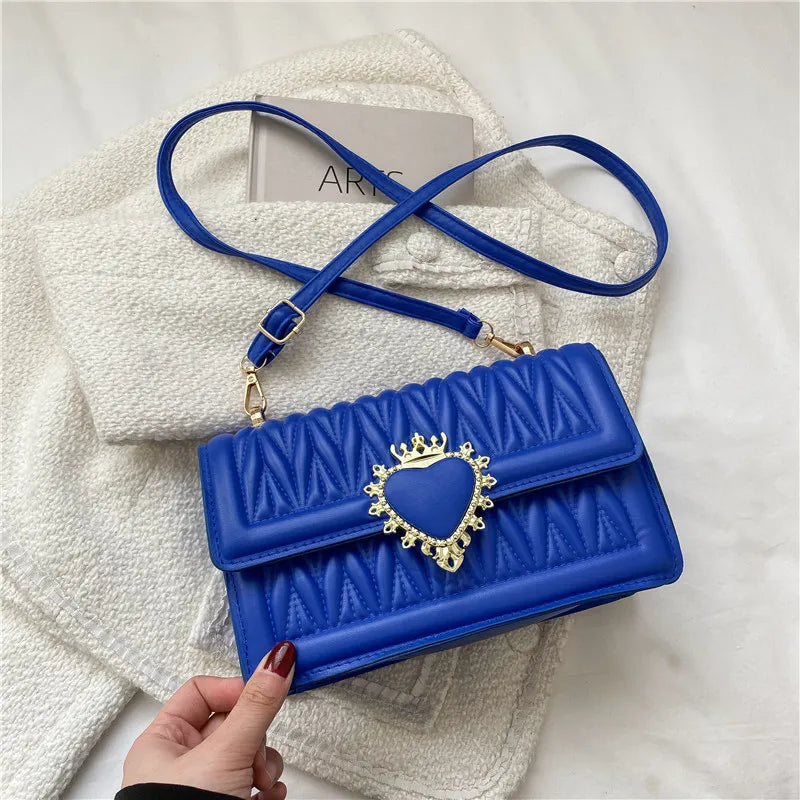 Western-style Shoulder Bag PU Leather Crossbody Bag for Women