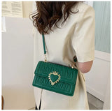 Western-style Shoulder Bag PU Leather Crossbody Bag for Women