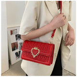 Western-style Shoulder Bag PU Leather Crossbody Bag for Women