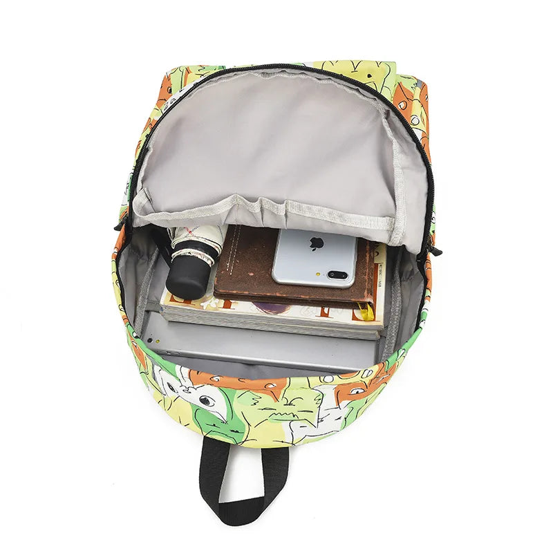 Shoulder Bags Cartoon Print Student Bags School Bakcpack for Kids