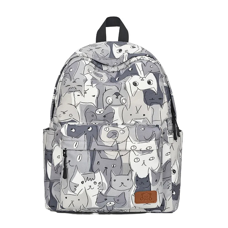 Shoulder Bags Cartoon Print Student Bags School Bakcpack for Kids