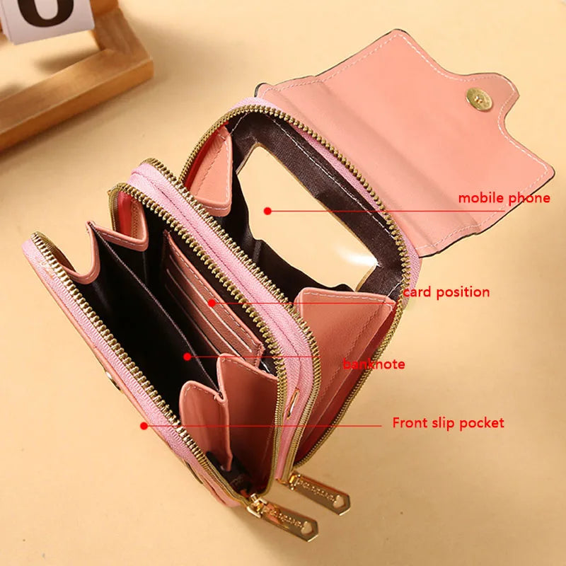 Shoulder Bags For Women Soft PU Leather Crossbody Phone Bags