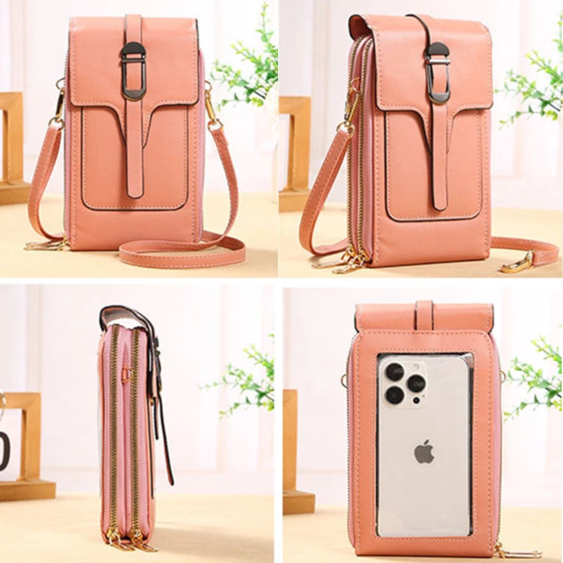 Shoulder Bags For Women Soft PU Leather Crossbody Phone Bags