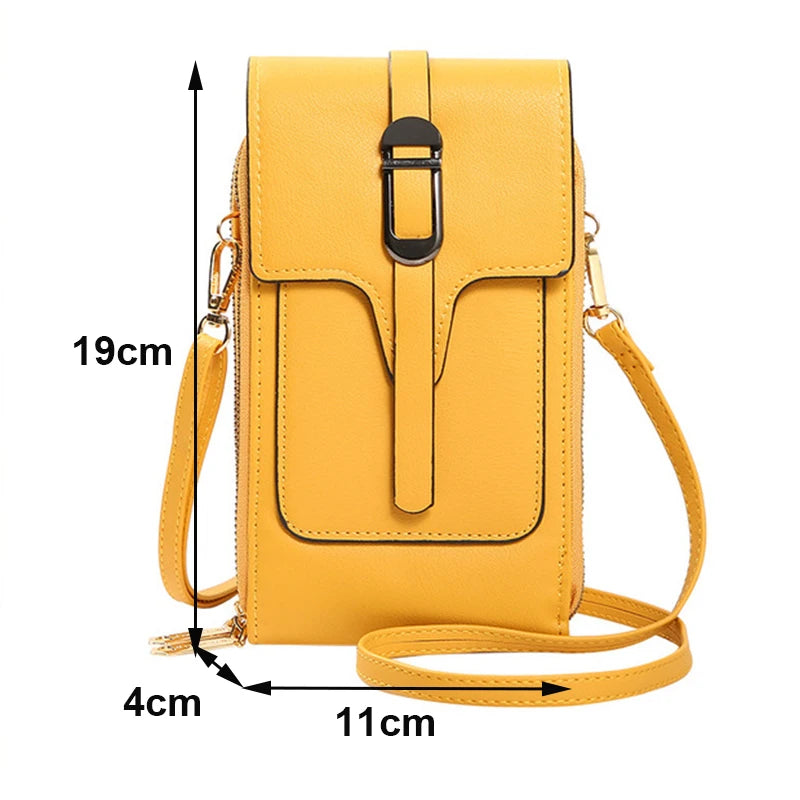 Shoulder Bags For Women Soft PU Leather Crossbody Phone Bags