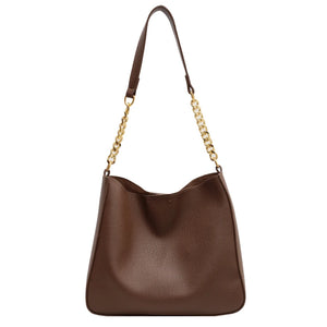 Casual Bucket Bags Women's Retro Shoulder Bags Chain Bags