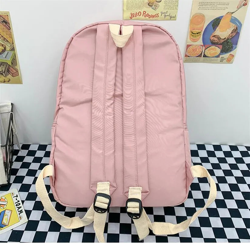 Shoulder Strap School Bag Student School Bag Children's Girl Sweet