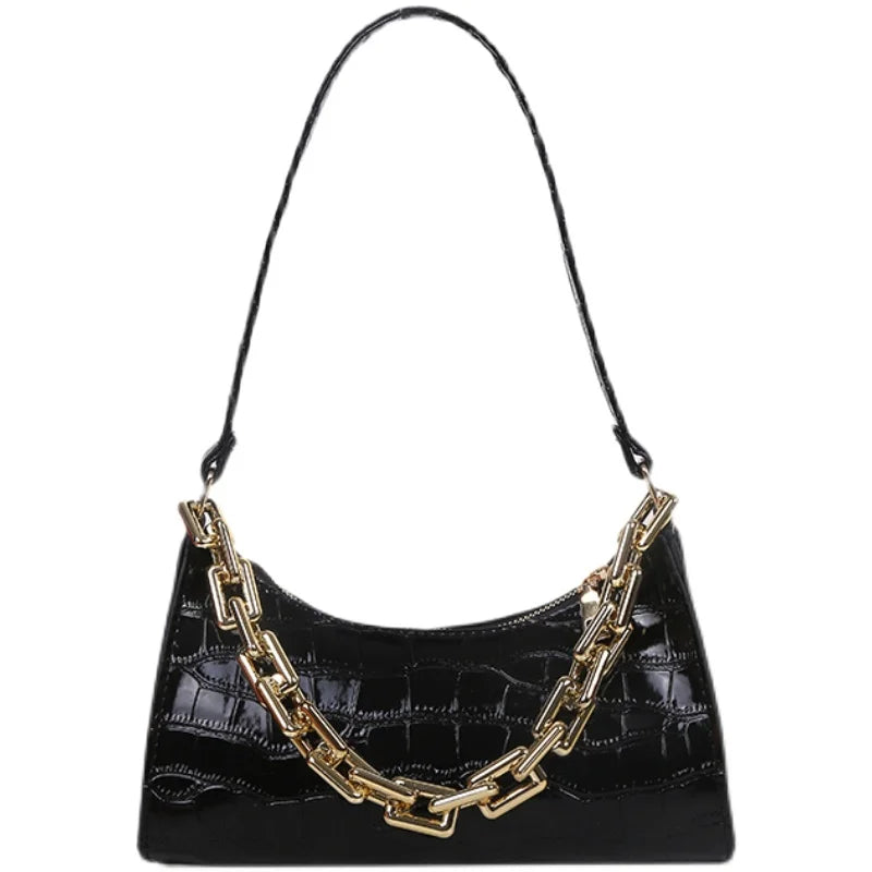 Plaid PU Leather Women's Underarm Shoulder Bag