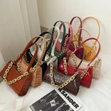Plaid PU Leather Women's Underarm Shoulder Bag