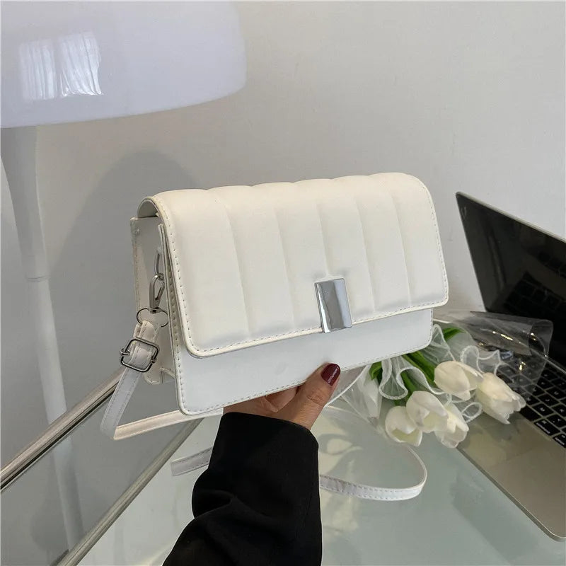 Women's Embossed Messenger Bag One-shoulder Casual Bag