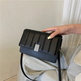 Women's Embossed Messenger Bag One-shoulder Casual Bag