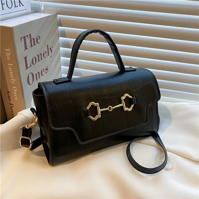 Women's PU Leather Crossbody Bag Shoulder Messenger Solid