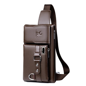Men's Large-Capacity Waist Bag Multi-Function Chest Bag