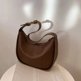 Sky Women's Round Shoulder Bag PU Leather Lady Crossbody Bag