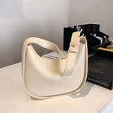 Sky Women's Round Shoulder Bag PU Leather Lady Crossbody Bag